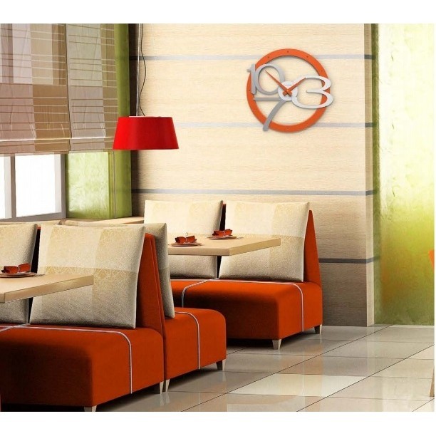 Acquista online Horloge Scarlet murale circulaire vert argent Calleadesign